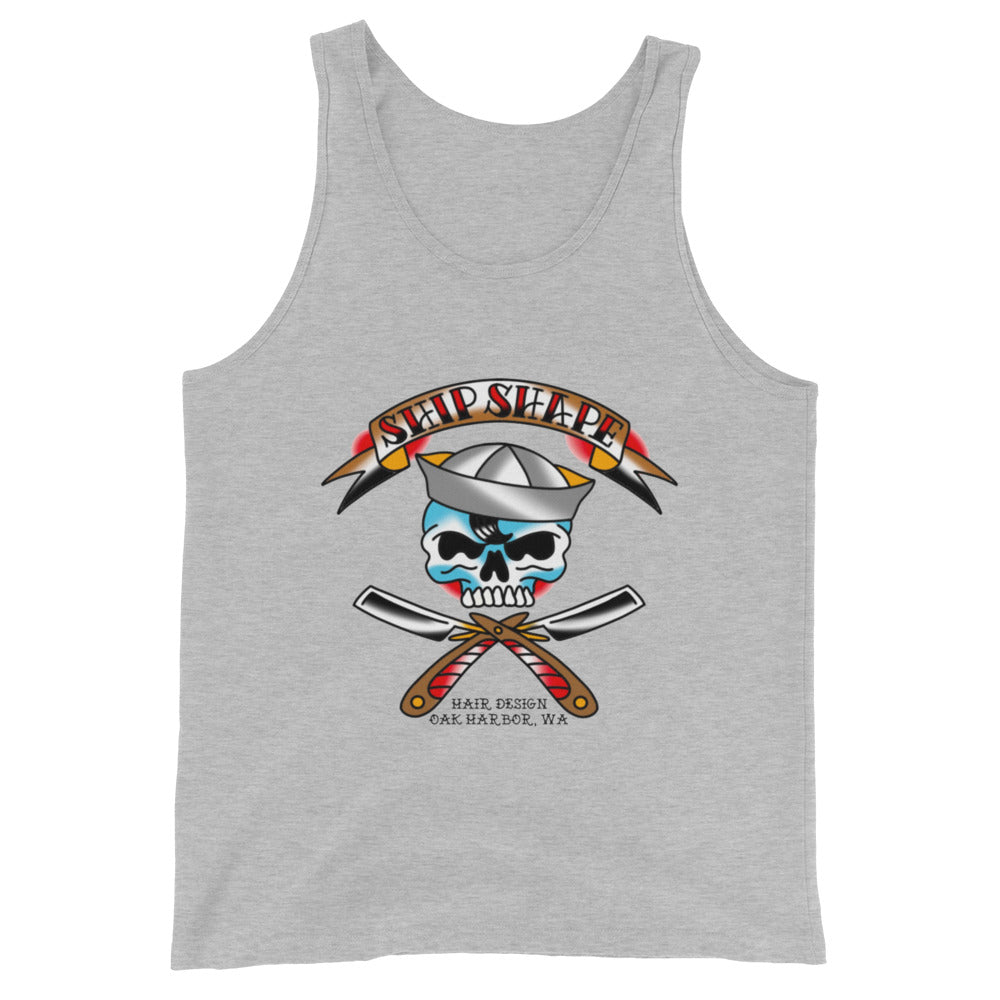 Ship Shape Sailor Skull Men's Tank Top