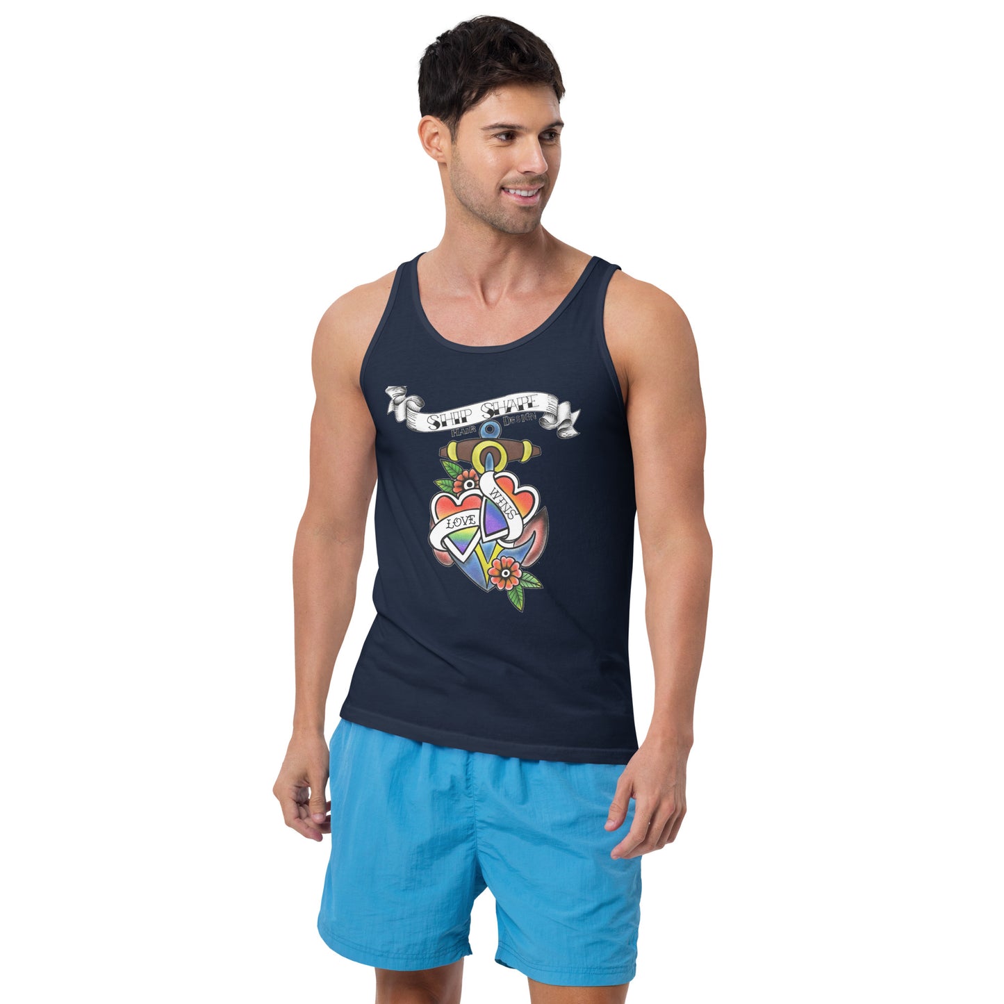 LOVE WINS Pride Logo Men's Tank Top