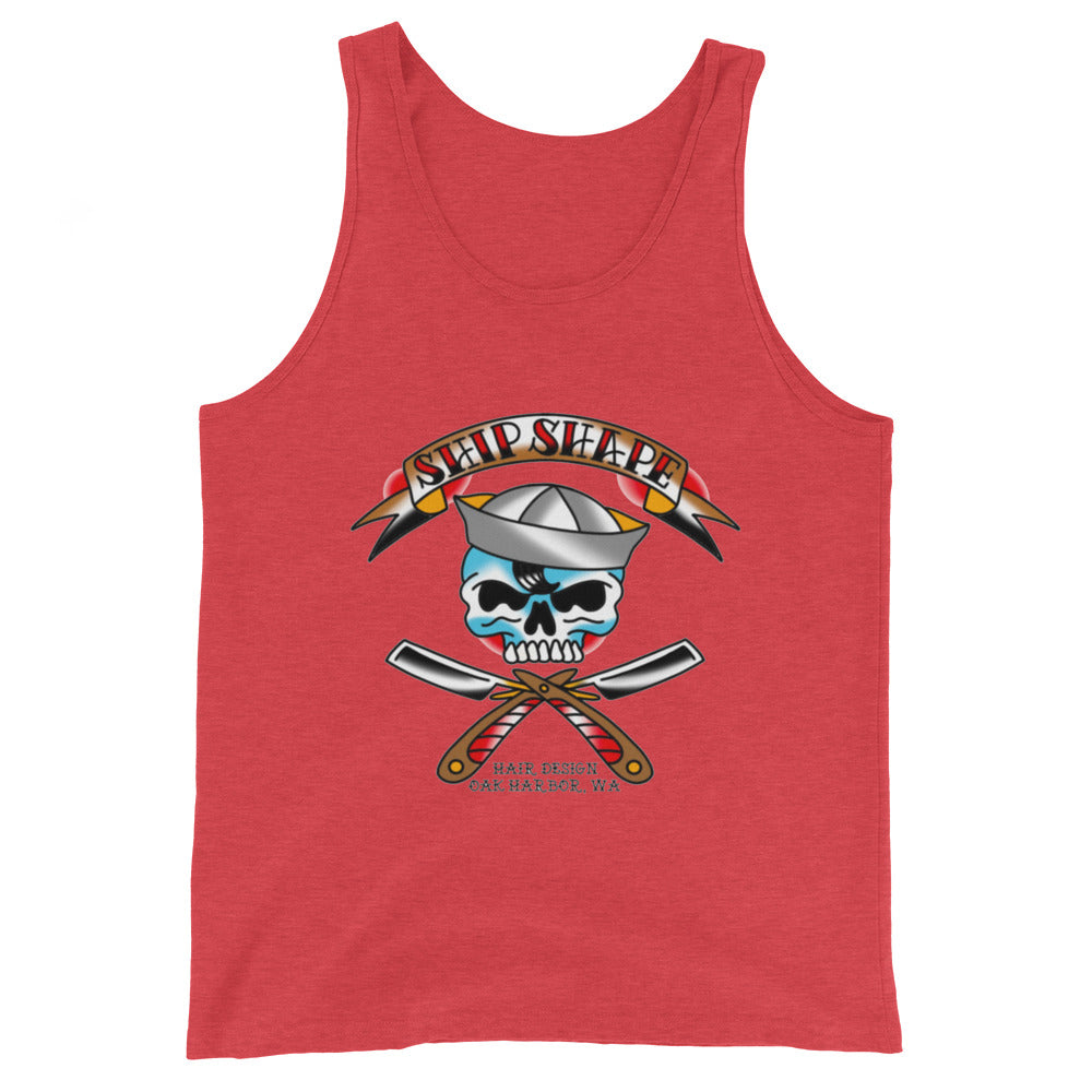 Ship Shape Sailor Skull Men's Tank Top