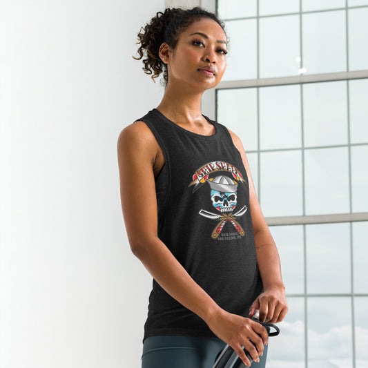 Ship shape Sailor Skull Ladies’ Muscle Tank