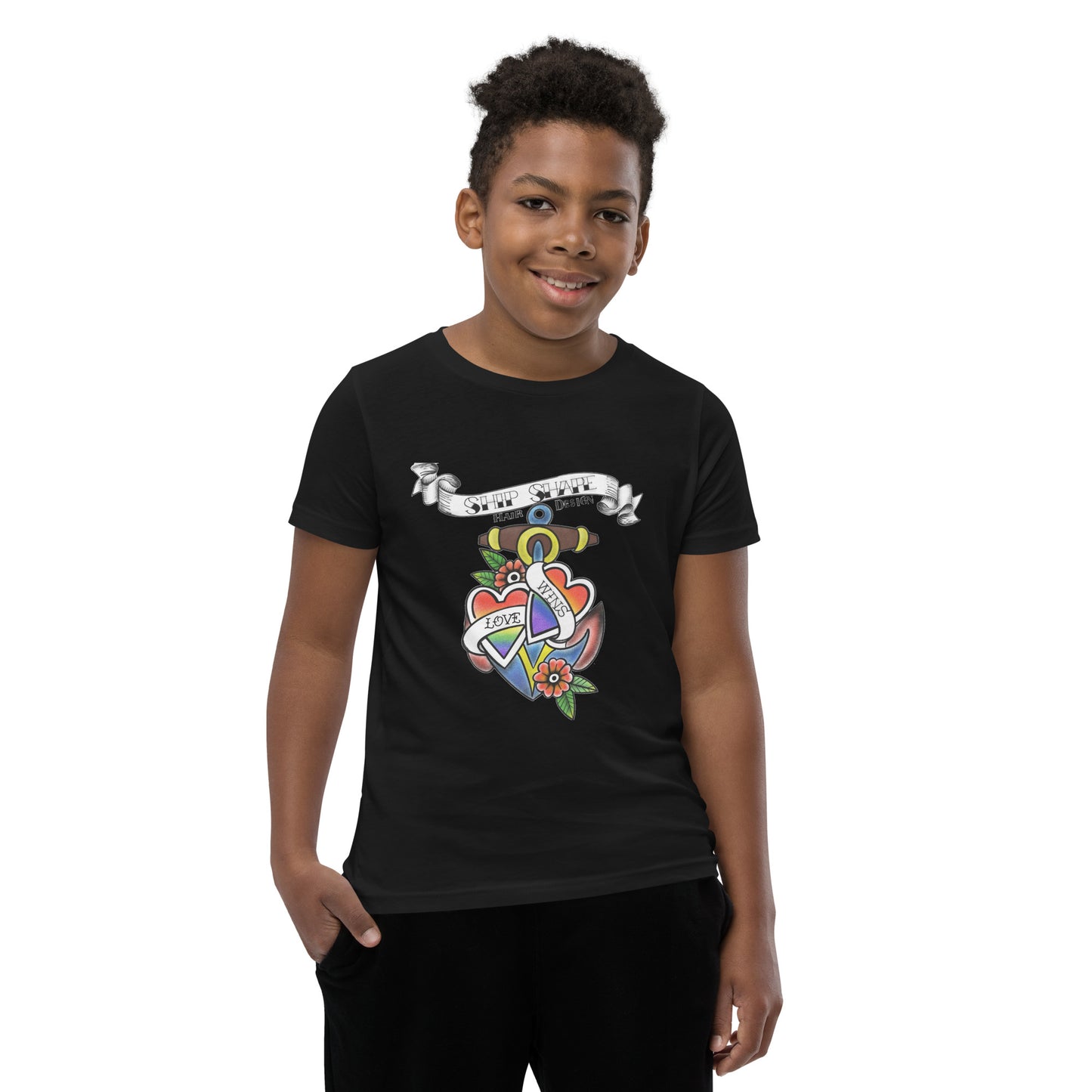 LOVE WINS Pride 2024 Youth Short Sleeve T-Shirt