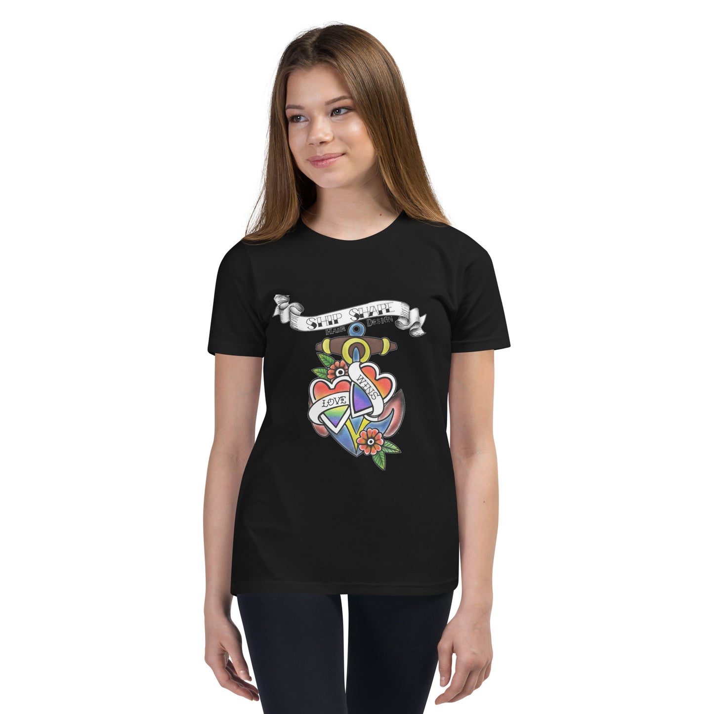 LOVE WINS Pride 2024 Youth Short Sleeve T-Shirt