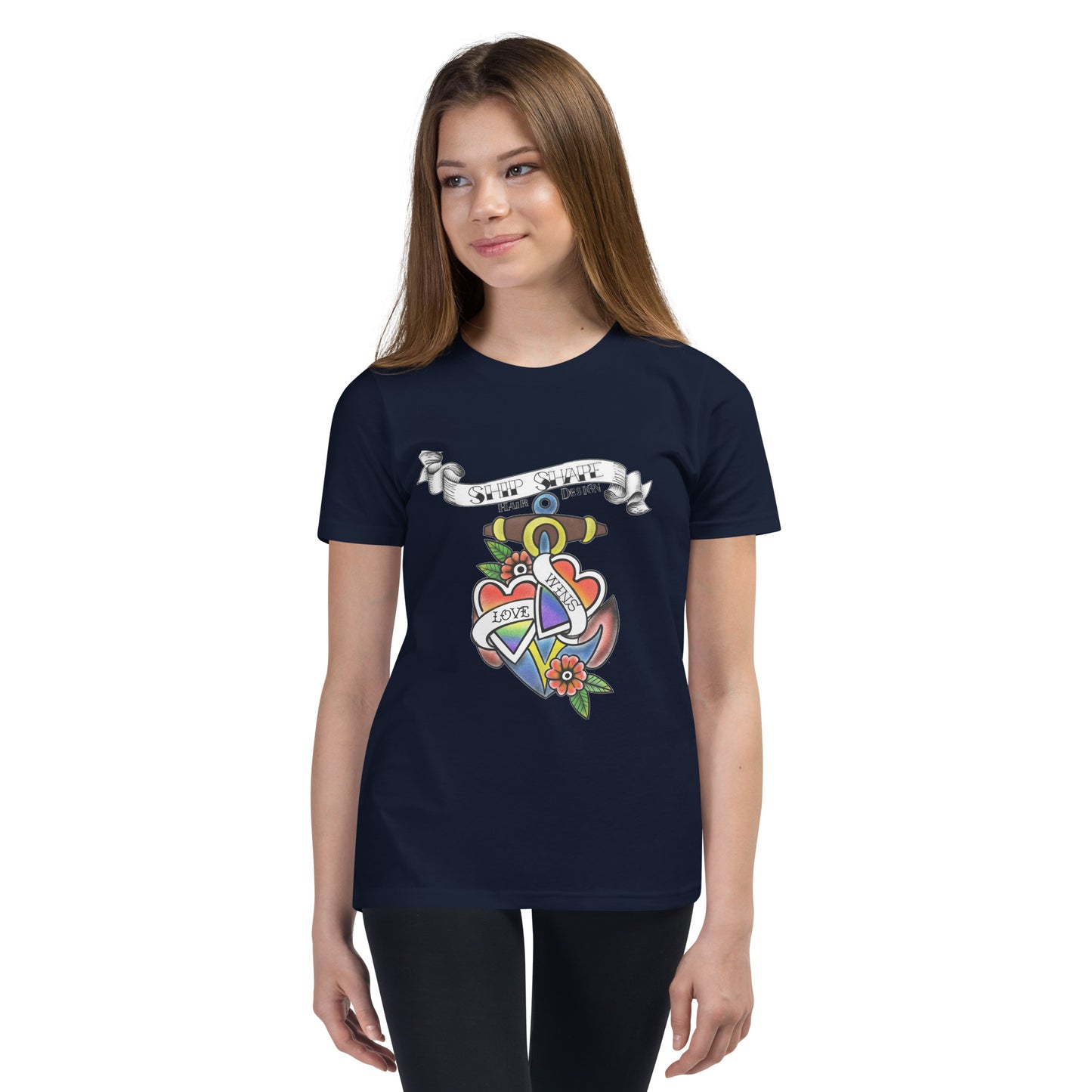 LOVE WINS Pride 2024 Youth Short Sleeve T-Shirt