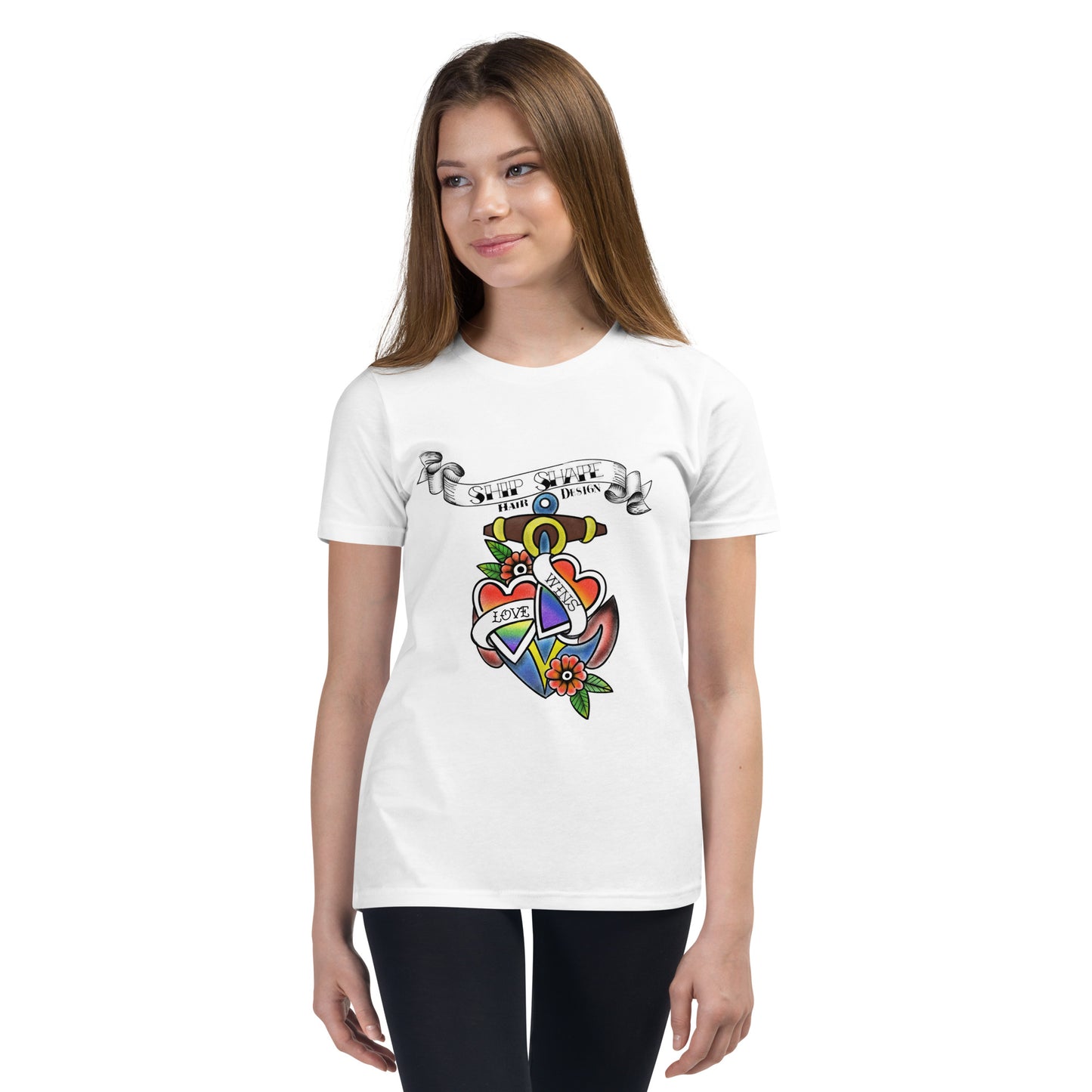 LOVE WINS Pride 2024 Youth Short Sleeve T-Shirt